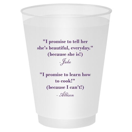 Your Personalized Text Shatterproof Cups